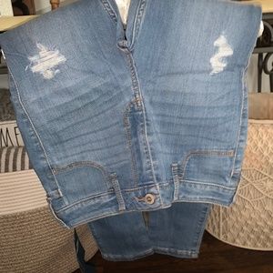 3 PAIRS NEW HOLLISTER Worn Jean stretch high wasted